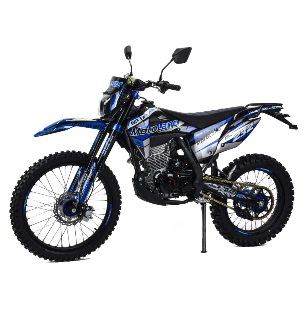 Мотоцикл Кросс Motoland XT300 HS 175FMM (PR5) ПТС синий Мотоцикл Кросс Motoland XT300 HS 175FMM (PR5) ПТС синий
