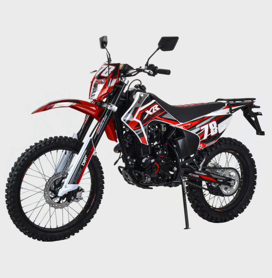 Мотоцикл Кросс Motoland XR300 LITE  (175FMM) с ПТС красный Мотоцикл Кросс Motoland XR300 LITE  (175FMM) с ПТС красный